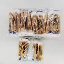 Cotton Swabs Disposable cosmetic cotton swabs degreased cotton swabs single ended wooden swabs for ear removal 231007