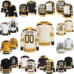 Stitched Hockey 18 Pavel Zacha Jerseys 46 David Krejci 27 Hampus Lindholm 73 Charlie McAvoy 88 David Pastrnak 63 Brad Marchand 37 Patrice Bergeron Man Woman Youth