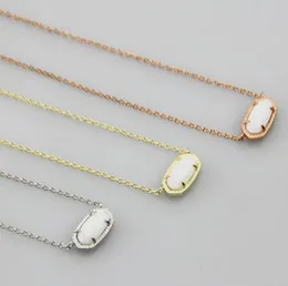 New Pendant Necklaces Necklace White Color Shells Real Gold Plated Dangles Glitter Jewelries Letter Gift with Free Dust Bag