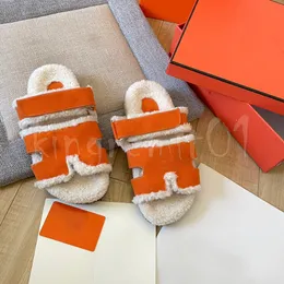 디자이너 샌들 여성 슬리퍼 모피 슬리퍼 스트립 샌들 겨울 슬라이드 플랫 스웨이드 슬라이드 퍼즈 신발
