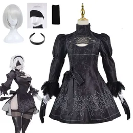 nier 2b cosplay nier automata yorha cosplay Yorha No. 2 Type B Costume Anime Women Thouse healween Girls Party Clothescosplay