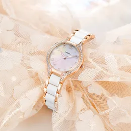 Womens watch watches high quality luxury Limited Edition light luxury waterproof diamond-set watch