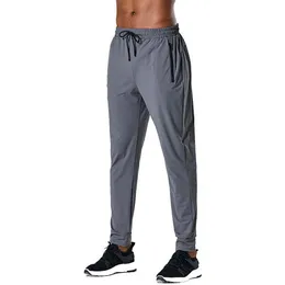 Mens treino calças esportivas treinamento de fitness correndo rápido seco ao ar livre montanhismo lazer magro black247j