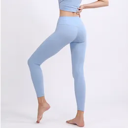 Leggings Women Designer Luxury Sweatpants Yoga Pants Fitness Träning Matt Matt Matt naken Sidan Pockning Peach Joggers Sexiga joggar som kör