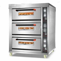 Elektriska ugnar Elektriska kommersiella ett lager ugn Bageri industri för bakning och kakor utrustning pizzamaskin