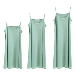 Women's Sleepwear Full Slips Under Dress Women Summer Plus Size Sleeveless Modal Petticoat Underskirt Spaghetti Strap Seamles197b