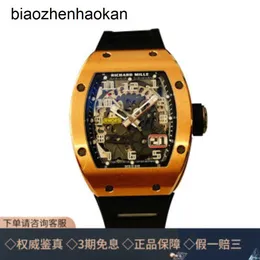 Richardmill Watches Automatische mechanische Uhr Richar Millesr Rm029 18 Karat Roségold Luxus Herren