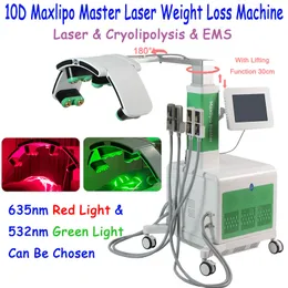 Maszyna usuwania tłuszczu na zimno Maxlipo 532 Nm 635NM LIPO Laser Cellulite Expcierpt