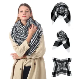 esigner scarf for women Winter Thick Pashmina Warm Shawl Wrap Design Abstract Flower Tassel Blanket Neckerchief Poncho Stoles