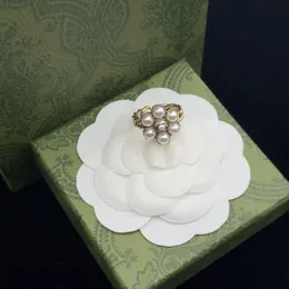 designer ring fashion rings brand Pearl Ring Vintage Jewelry Women ed Wire Wedding Engagement Design Ring Birthday CHD2310082-6 flybirdlu