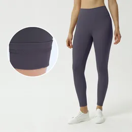 Lu alinhar mulheres legging cintura alta amanteigado macio quente veludo estiramento calças de yoga velo legging cintura térmica inverno caminhadas correndo calças