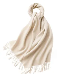 Moda damska kaszmirowa szalik stały kolorowy szalik miękki i ciepły opakowanie z etykietą jesień/zimę długi szal