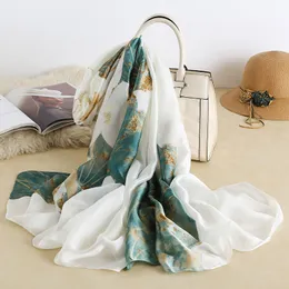 Super Soft Printed Chiffon Fabric Artificial Silk Scarf Ancient Costume Dress Kirt Clothing Tyg