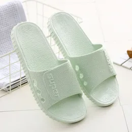 A4 Home Indoor Soft Soled Couple Slippers Men and Women Home Summer Household Shoes Bathroom Non-Slip Thick Soled Bath Sandals Slippers