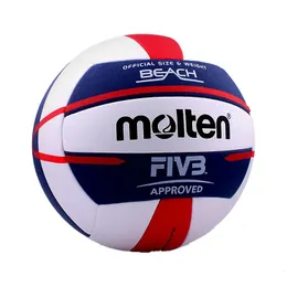 Piłki Wysokiej jakości profesjonalne siatkówki plażowe Soft Touch Volleyball V5B5000 Match Trening Pu Materiał 231007