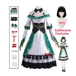 Genshin Impact Katheryne Cosplay Costume for Women Anime Game Clothscosplay