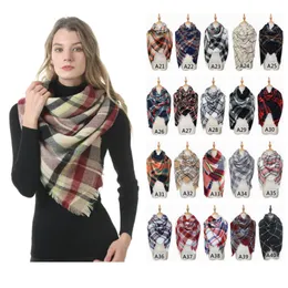 Lyxmärke kashmir halsduk kvinnor sjal och wrap vinter varm tjock filt design bufanda pashmina poncho stoles echarpe femme