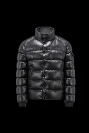 디자이너 남성은 재킷 자수 배지 배지 여성 후드 겉옷 파카 겨울 따뜻한 복어 재킷 남자 의류 크기 1-5