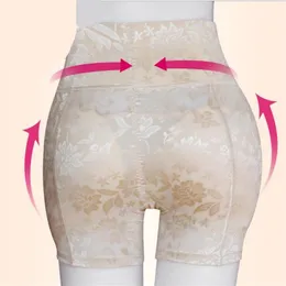 New Arrival High Waist Women Underwear Sexy Butt Hip Enhancer Shaper Seamless boxer women Lace Padded Panties266s