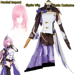 Gra Honkai Impact Elysia Cosplay Costume Anime Halloween Woman Outfits ClothesceSplay