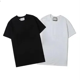 Camiseta masculina estilista de cabelo máscara feminina verão hip hop preto branco manga curta M-XXXL195i
