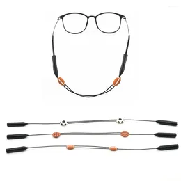 Modetillbehör silikonglasglas remmar nacke sladd sportglasögon solglasögon rep stränghållare