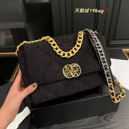 Fashion chain bag designer shoulder bag velvet crossbody bag Line handbag top womens bag