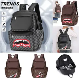 Shark Backpack 2023 Nowy biznes Plecak Męski Plecak Męski Plecak High Beauty School Torebka podróżna 231008