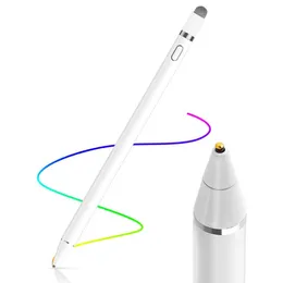 iPad 페인팅, 용량 성 펜, 연필, 필기 펜, ​​안드로이드 모바일 유니버설 펜, 2 개의 사용 가능한 스타일러스 펜