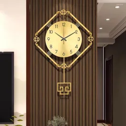 Zegary ścienne Numer Zegar Home Clock Dekoracja kwarc okrągła ręka salon złoto sypialnia prostokątny wystrój chambre