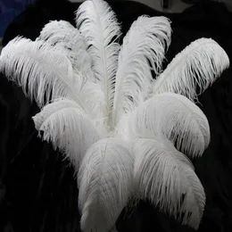 30-35cm DIYジュエリークラフトのための美しいダチョウの羽を作るウェディングパーティーの装飾アクセサリーウェディングデコレーションG1093242T