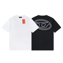 Unisex T-shirt in vintage cotton jersey Mens T-shirt with back maxi D logo print Tshirts Summer Hip Hop Tops Tees Streetwear | 55200