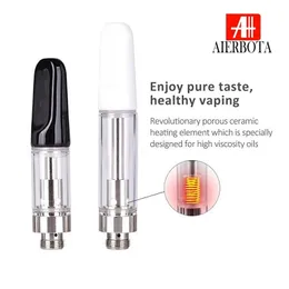 Original 0.5ml 1ml mais novo A13 Vape Carrinhos Descartáveis Vape Pen Vaporizador Pod Atomizador Tanque Vazio Pen Hookah 510 Pod Vaper Óleo Grosso HHC Cartucho D8 D9 Vape Logotipo Personalizado