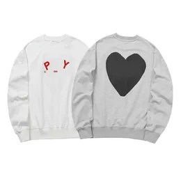 JL GC Back Big Heart Loose Sweatshirt Hoodie Street Giyim