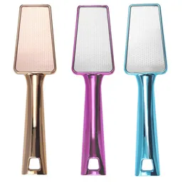 Foot RASPS Multifunktionella 1 st dubbelsided Glasfil Callus Remover Pedicure Scraper Scrubber återanvändbara verktyg 2 231007