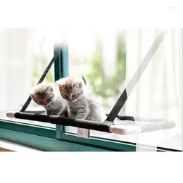 Camas de gato 2023 Cute Pet Pendurado Rolamento 20kg Sunny Window Seat Mount Hammock Confortável Bed Shelf Mats