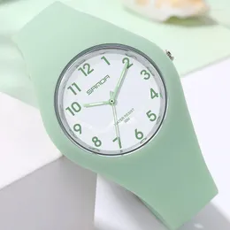 Relógios de pulso mulheres relógios pulseira de silicone relógio de quartzo para senhora moda casual relógio feminino esporte luxo