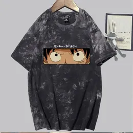 Erkek Tişörtleri Japon Anime Tek Parça Tişört Harajuku Luffy Kısa Kollu Komik Tshirt Malemen's3045