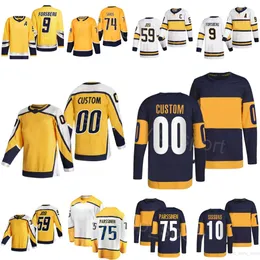 Women Men Youth Hockey 74 Juuse Saros Jerseys 13 Yakov Trenin 59 Roman Josi 82 ​​Novak 9 Filip Forsberg 8 Cody Glass 10 Colton Sissons 75 Juuso Parssinen Winter Classic