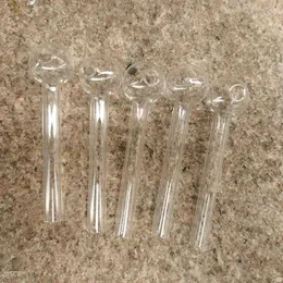 20pcs QuartzPro 10cm Pyrex Glass Oil Burner Hand Pipe 4inch Smoking pipes