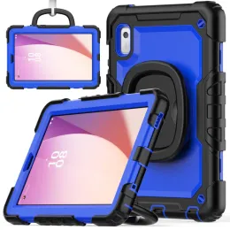 Armor Case For Lenovo Tab M9 K9 9.0inch M8 4rd Gen 8.0 inch Heavy Duty Rugged Shockproof Rotatable Handle Grip Stand Tablet Cover with PET Screen Film Shoulder Straps