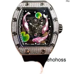 Orologio Milles Richads Mile Factory Orologio da polso multifunzione Superclone Luxury Richa Designer Diamond Studded Sky Stars Fish Every Year Mens Au