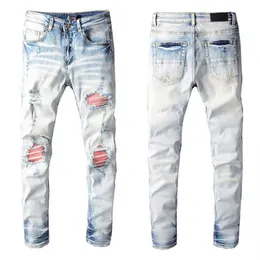 2022 Jeans da uomo invernali Designer Nuovo arrivo Jean s stile europeo High Street Inquinamento Pantaloni Pantaloni classici di moda Top Quality322r