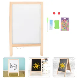 Blackboards Erasable Writing Board Reusable Answer Mini White Drawing Kids Portable Whiteboard Pad Children Blackboard Small Chalk 231009