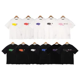 Tasarımcı Pa T-Shirt Lüks Tees Baskı Palms Tişörtler Erkekler Bayan Angle Kısa Kollu Hip Hop Sokak Giyim Üstleri Giyim Giysileri XS-XL