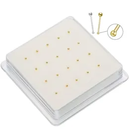 20st Box 1 0mm 1 2mm Dainty Tiny Ball Nose Studs Piercing smycken Pircing Nariz Nez Joyera Cuerpo 220224253e