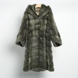 Women's Fur 2023 Mink Patty Cross Coat Grass Whole Welfare Pet Powder Winter Thickened