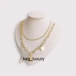 fashion luxury Jewelry Designer Gold Filled Necklaces Love Long Chains Circle Pendant Necklace Wedding Gift Necklace Romantic Celtic Style Chain Spring Women Jewe