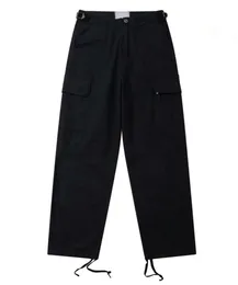 Calças de carga masculinas de designer norte-americana high street puro algodão cinco pontos verificação jogger sweatpants com bolsos shorts