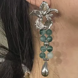 Pendent Silver Flower Earrings Fashon Designer Earings